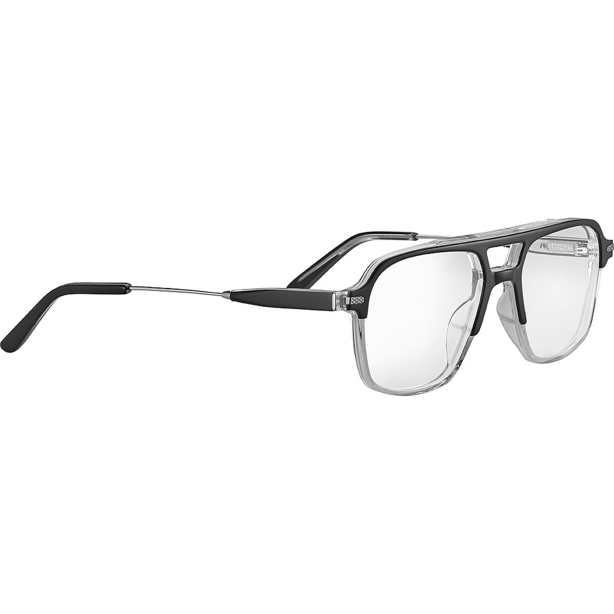 JAMES OPTIC, Shiny Black Transparent Layer-Demo Lens, hi-res image number null